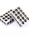 Pro Grade Hardened Steel 1 Inch By 2 Inch By 3 Inch 2 Piece Setup Block Set For Machinists And DIY Builders With Tight Tolerances And Rugged Durability, two steel blocks