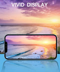 IPhone And 12 Pro Screen Replacement Kit With 6.1 Inch LCD Display showing vivid sunrise image, full assembly digitizer, durable glass