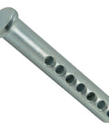 Universal Clevis Pins Three Eighths Inch By Two And A Half Inches Steel With Zinc Plating, Heavy Duty Workhorse Fastener For Home Farm Automotive And Industrial Projects, Five Pack close-up