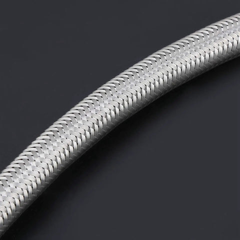 Heavy Duty Flexible Air Compressor Hose 40 Cm with durable braided design suitable for high pressure pneumatic tasks.