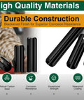 240 Piece Roll Pin Set With Metric Slotted Spring Pins In Sizes M1.5X6 Through M6X30, durable carbon steel, black oxide