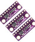 Three ADS1115 Four Channel ADC Development Modules with 16 Bit Analog To Digital Converter showcasing I2C sensor interface.