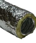 Insulated HVAC Ducting Hose 12 Inch By 25 Feet Heavy Duty Air Vent Duct For Mobile And Permanent AC Units With Thermal And Acoustic Insulation