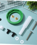 Super Quick Fix For Leaky Toilets: Heavy Duty Tank Gasket And Bolt Kit With Flexible Seal, Easy Install Repair Parts For Standard Bowl Coupling That Truly Seals The Deal Like A Boss. Green rubber gasket, bolts, nuts, and washers