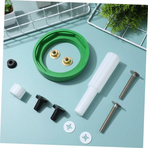 Super Quick Fix For Leaky Toilets: Heavy Duty Tank Gasket And Bolt Kit With Flexible Seal, Easy Install Repair Parts For Standard Bowl Coupling That Truly Seals The Deal Like A Boss. Green rubber gasket, bolts, nuts, and washers
