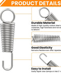 Ten 40mm Heavy Duty Replacement Springs For Vise Grips Locking Tool Parts Universal Fit For Table Vise Pliers shown in detail