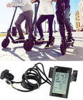 Upgrade Your Ride With Premium S830 LCD Display Screen Featuring 5Pin Sm Connector For 24V 36V And 48V Electric Bike Scooter Smart UART Control Panel Dash For Speed And Battery Monitoring, black wired display for e-scooters