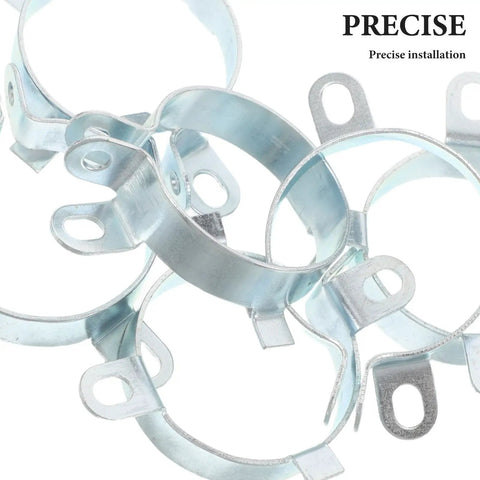 Sturdy Metal Capacitor Mounting Brackets Set Of 6 35mm Clips With 2 Fixing Holes Iron Capacitor Retention Clamp For Audio Gear Electronics Circuit Boards And Power Supply Repair, precise install