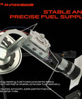 Heavy Duty Electric Fuel Pump Assembly Street Tested Drop Right In For Ford Crown Victoria Lincoln Town Car Mercury Grand Marquis 4.6L Gas Replacement Part close-up of internal components and fittings.
