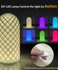 DIY LED Lamp Kit for 3D Printer Projects Button Controlled Multicolor Lighting Hardware Accessories illuminated in different colors