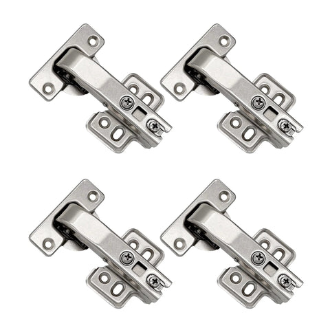 4 Pack Lazy Susan Cabinet Hinges 90 Degree Concealed Hydraulic For Corner Cabinets With Full Coverage And Adjustable Installation Easy Mount DTC 90 Degree Hinge JinBoCheng