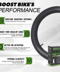 Fat Bike Tube 20X4.0 With Schrader Valve Butyl Rubber Inner Tube for Electric Bikes and Mountain Bikes Includes 2 Tire Levers