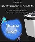 Kick Your Kicks Back Fresh With This Portable Shoe Washer Compact Laundry Spin Dryer with Blu-ray cleansing feature.