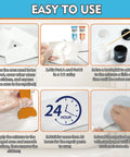 Step-by-step guide using Porcelain Repair Kit For Tub And Tile With Dope Adhesion And Waterproof Sealant For Enamel Fiberglass Ceramic.