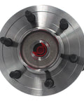 Front view of Front Wheel Bearing And Hub Assembly For 2011 Through 2014 Ford F150 Expedition Lincoln Navigator 4WD 6 Lug With ABS Beefed Up Replacement Hub Bearing Durable Heavy Duty.