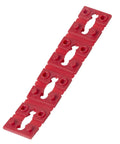 GSP-24 24 Piece Twist-Apart Switch And Receptacle Spacers, Red Pro Grade Electrical Spacers in a connected strip