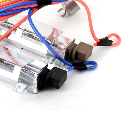 Fridge Defrost Heater And Thermostat Repair Kit For GE Hotpoint Kenmore, metal heaters with wires