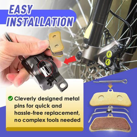 2 Pack Replacement Front And Rear Basin Brake Pads For Sur Ron Light Bee X S Segway X160 X260 shown for easy installation