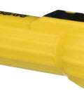 Yellow Tough As Nails Industrial 2D LED Flashlight with durable polypropylene body, black accents, three LED lights visible