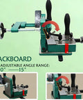 Pro-Grade Tenoning Tool For Table Saws, Multi-Function Woodworking Fixture with Quick Clamp, adjustable angle display