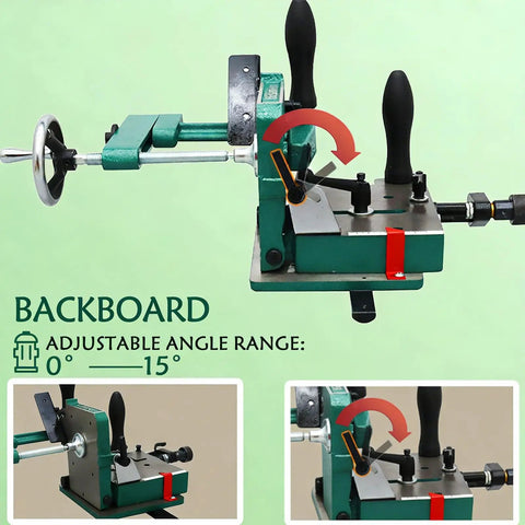 Pro-Grade Tenoning Tool For Table Saws, Multi-Function Woodworking Fixture with Quick Clamp, adjustable angle display