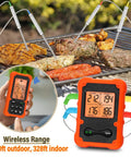 Digital Wireless Meat Thermometer For Grilling And Smoking With Four Probes Oven Safe Kitchen Thermometer 490 Feet Remote