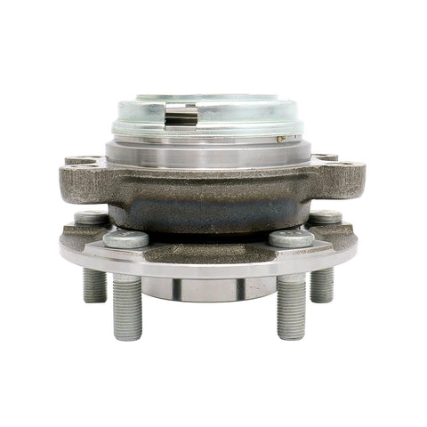 Front view of Front Wheel Hub Bearing Assembly Kit Set Of 2 Ready To Roll Compatible With 2009 2019 Nissan Maxima 2013 2019 Pathfinder 2009 2018 Murano Replaces 513296 HA590252 BR930745, metal construction