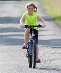 Child riding bike using 2 Pack 24 Inch Heavy Duty Bike Tubes With AV32mm Schrader Valve Compatible With 24x1.50 24x1.75 24x1.90 Tires