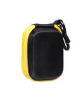 Travel Friendly Hard Case for Mini Laser Distance Meter 135Ft Rechargeable Tool With USB C Hub Cord and Space for Accessories Keeps Your Gear Safe at Home or On the Go, black PEVA semi-hard case with carabiner
