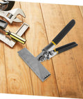 Hand Seamer Tool with Straight Jaw Bender for metal bending and flattening sheets, ergonomic design, heat-treated vanadium construction