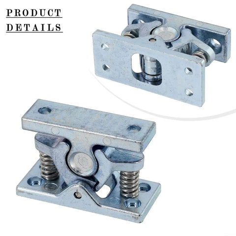 Spring Loaded Door Stop Catch With Heavy Duty Double Roller Ball Latch Release Clamp for closets and cabinets, zinc alloy