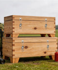 Four Pack Heavy Duty Toggle Latch Clamps Carbon Steel Quick Release Hasps With Lock Holes For Smoker Cabinets, Lids, Jigs, Trunks, Tool Boxes And More, Adjustable Mounting, Durable Construction on wooden boxes