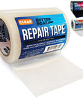 Heavy Duty Clear Patch Tape For Fabric And Vinyl 30 Ft Long 3 In Wide Peel And Stick No Fuss Quick Fix Weatherproof Repair Tape