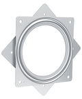 Heavy Duty 6 Inch Square Lazy Susan Bearing For Smooth Rotation Zinc Plated Rust Resistant Turntable Hardware Low Profile Design For Kitchen Cabinets Shelves And DIY Projects 500 Lb Capacity