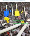 Kids Garden Tools Set For Small Hands, Mini Leaf Rake And Essentials, durable wood iron and plastic assembly on leaves