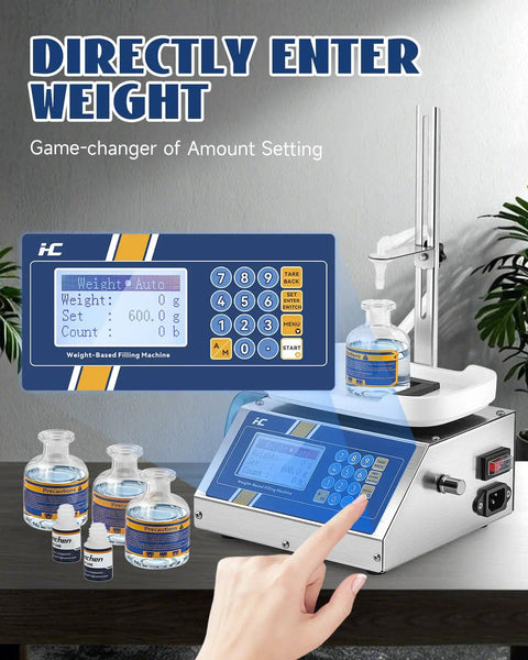 Straight Up Automatic Liquid Filler Machine With Digital Scale And Heavy Duty Peristaltic Pump For Essential Oil Perfume And Spray Bottles Dead Nuts Accurate No Hassle Setup For Serious Grind Workers