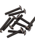 Top Shelf Pack Of Twenty Knockout Antique Brass Truss Head Machine Screws Size Eight Thirty Two One Quarter Inch Long For Sweet Hardware Projects And Dresser Drawer Pulls Ready To Mount And Grips Damn Tight, showing multiple screws.