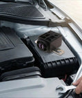 OEM Replacement Battery Fuse Overload Protector installed in Audi engine bay