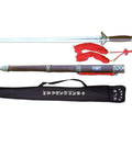 Tai Chi Competition Sword Long Blade for Training and Competition Legit Manganese Steel Blade with Flattened Diamond Design