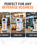 Automatic Can Seamer For Homebrew Beer And Sodas Heavy Duty 140W Electric Sealer in craft brewery, boba shop, food truck