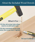 Heavy Duty Stainless Steel Door Strike Shim Spacer Plates Adjusts Loose Strikers Blocks Credit Card Prying Fixes Shrunk Wood Frames Yields Locktight Security With Zero Headaches Daily, wood dowel filling screw holes.