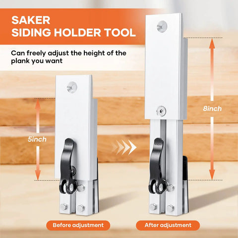 Pro Grade Adjustable Siding Install Tool With Mounting Bracket Gauges For Fiber Cement Siding Aluminum Fits Five Sixteenth To One Half Inch Thick Panels Widths Five Six Seven Eight Inches Simple To Use For Precise Gaps And Fast Install