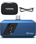 TC001 Plus Pro Grade Thermal Camera For Android With 512 X 384 Super IR Resolution, dual lens, USB-C connection, black pouch