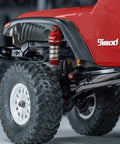 Close-up of 53mm Aluminum Threaded Shock Absorbers Oil Damper For TRX4M TRX4MT One Eighteenth Scale RC Crawler