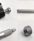 Adjustable Knurling Tool Holder With Six Wheels For Mini Lathes 0 to 2 Inch Capacity, carbon steel, CR15 wheels, knurled patterns visible
