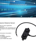 Ultrasonic Distance Sensor With UART Output For Parking Space Detection IP67 Waterproof Low Power 3.3V To 5V 3 To 450cm Range
