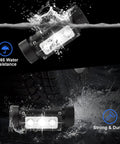 Rechargeable 4000 Lumen Headlamp For Grownups Super Bright LED Headlight With Six Modes And 160 Degree Adjustable Beam underwater test