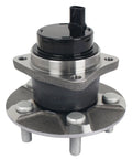 Front view of 512217 Rear Wheel Bearing And Hub Assembly For 2003-2008 Pontiac Vibe, 2000-2009 Toyota Celica with 5 lug bolts and ABS