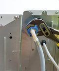 Installation using 32 Pcs Rubber Grommets Set For 22mm Drill Holes, 18mm Inner Diameter, 28mm Outer Diameter, cable protection