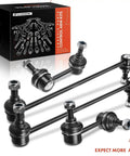 Front And Rear Sway Bar End Link Kit For Honda CR-V 2007 To 2016 Beefed Up Stabilizer Links With Grease Packed For Smooth Operation Tougher Durability And Quick Install black steel links